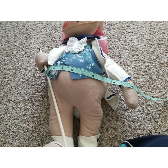 Vintage 1992 Annalee Doll 21” Easter Spring Parade Mr. Bunny Rabbit Hat Bow Tie - Picture 10 of 10